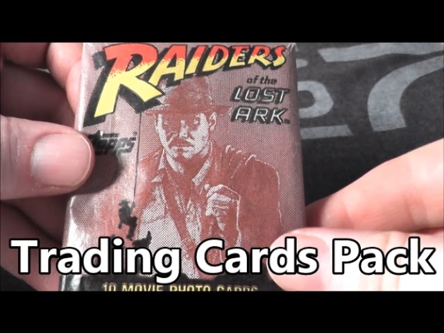 Raiders of the Lost Ark Trading Cards Pack Review - The No Swear