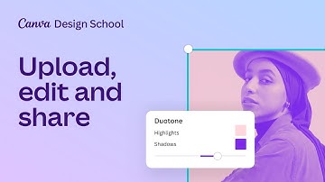 How to Upload, Edit and Share Photos | Photo Editing on the Canva App