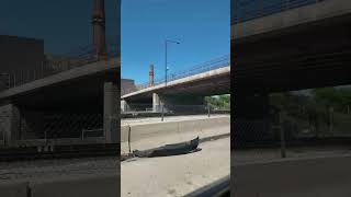 Timelapse: Driving along the CTA Blue Line Eastbound (Kedzie to Halsted)