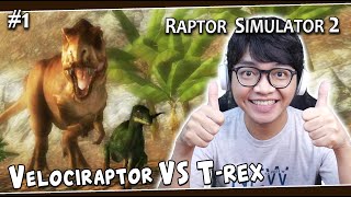 Velociraptor VS T-Rex ''GAME DINOSAURUS'' - RAPTOR SIMULATOR 2 Gameplay | Part 1 screenshot 2