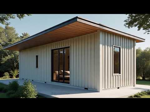 Shipping Container House - Cozy Off Grid Living - YouTube