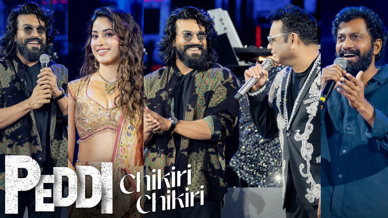 Peddi - Chikiri Chikiri Song Launch | Ram Charan | Janhvi | Buchi Babu Sana | AR Rahman Concert Hyd