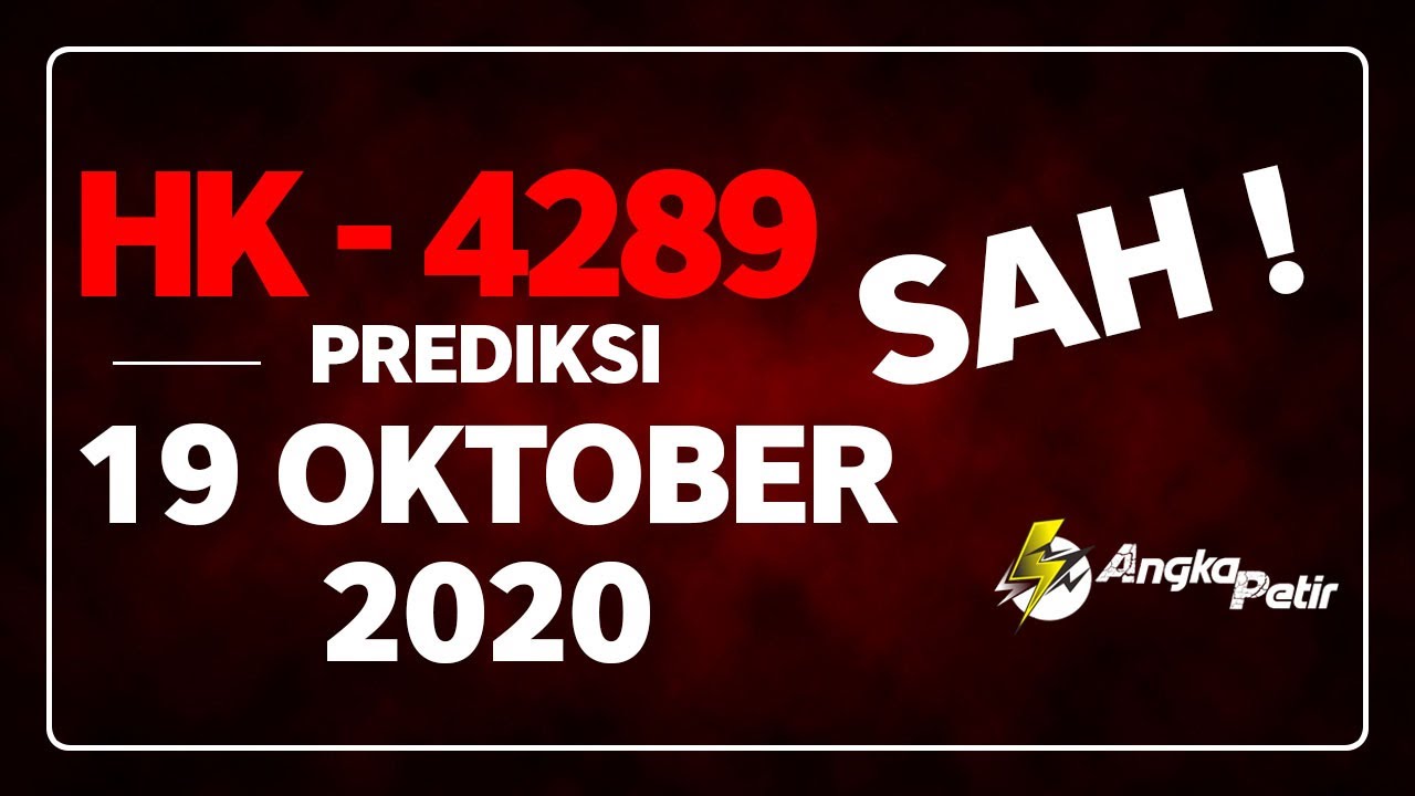 No Hk Malam Ini 19 Oktober 2020 Tembus Jp Youtube