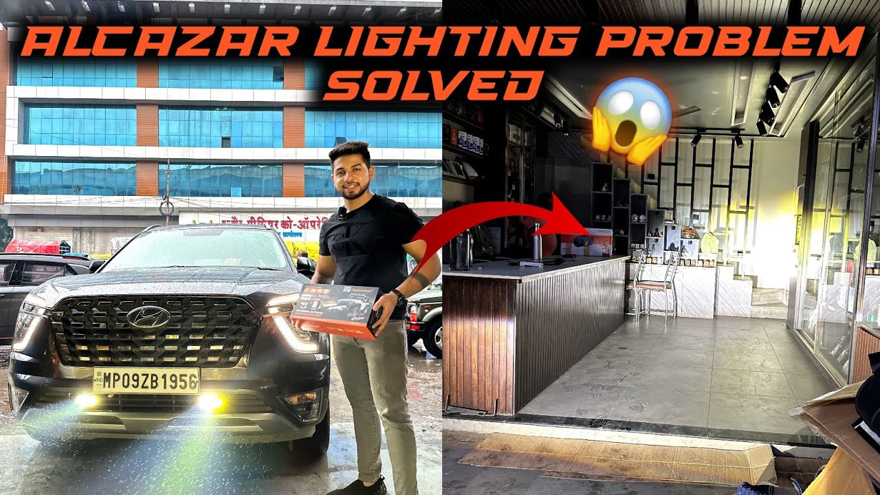 Hyundai Alcazar Top Model Lighting Solution by New Friends Car decor , Indore😳🔥