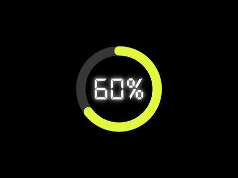 Loading Video Effect With Percentage Counter