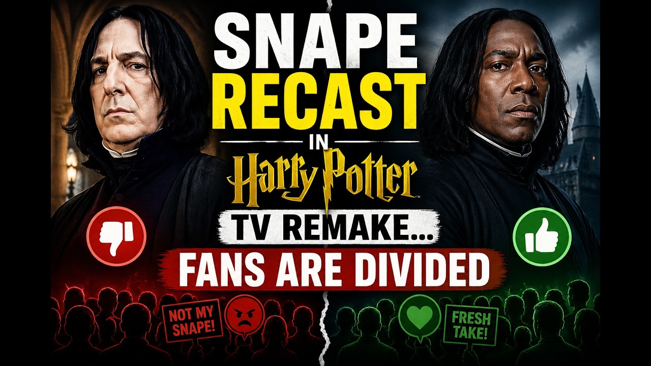 Snape Recast in Harry Potter TV Remake… Fans Are Divided - YouTube