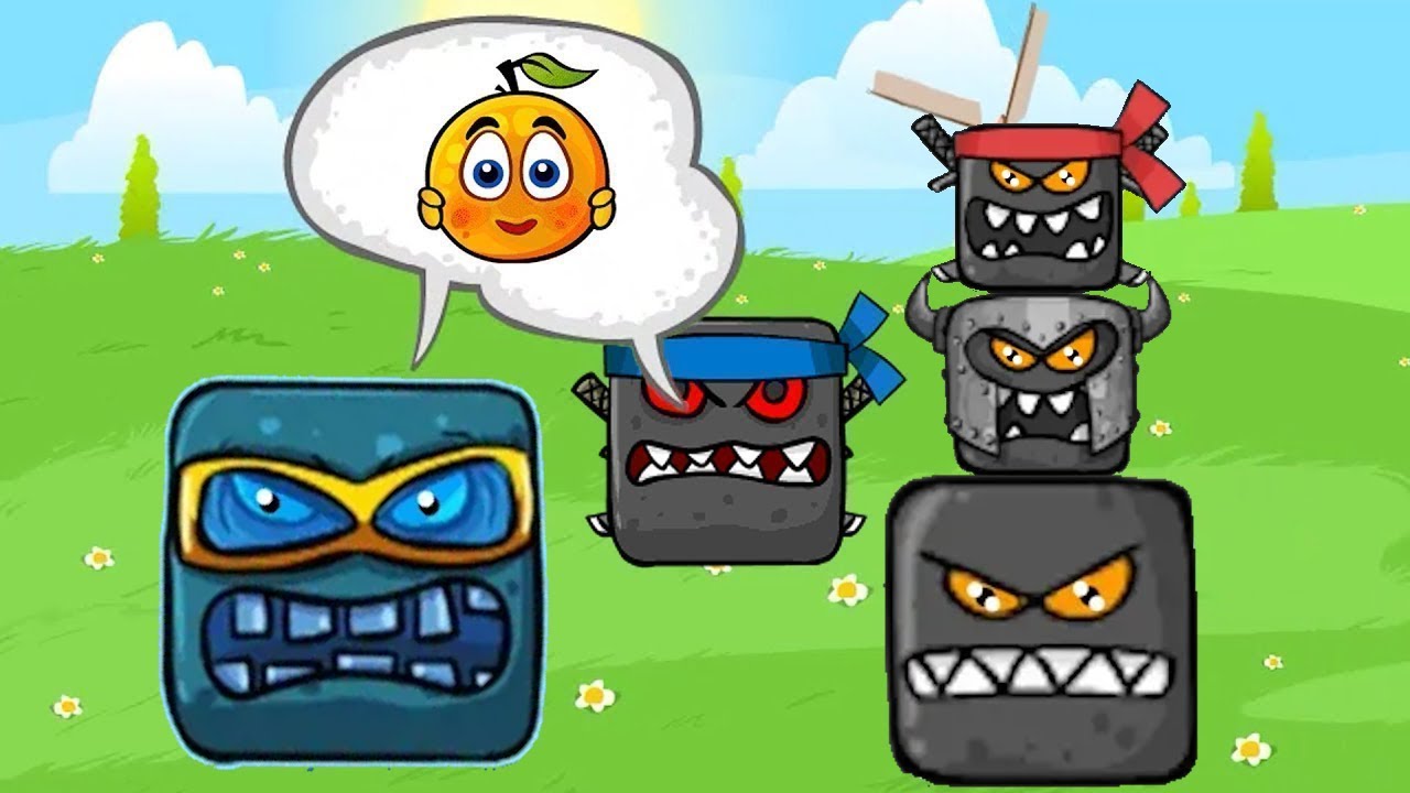 Red Ball 4 - Cover Orange - All Levels - Black Box - Taran Box - Ninja Box - Gameplay Volume 1,2,3