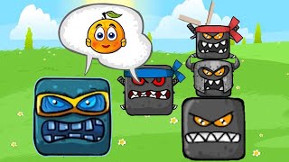 Red Ball 4 - Cover Orange - All Levels - Black Box - Taran Box - Ninja Box - Gameplay Volume 1,2,3 screenshot 5