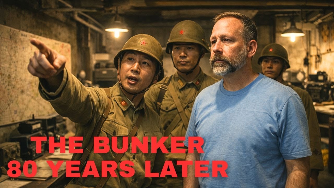 Exploring the Japanese  Navy Bunker 80 years after WWII