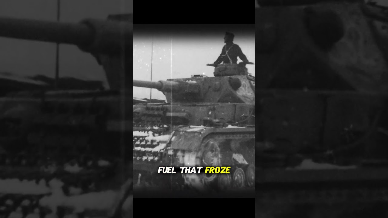 1941 год: Как немецкие танки были остановлены замерзшим топливом 🤯