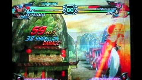 Tatsunoko vs Capcom Ultimate All-Stars corner combo exhibition