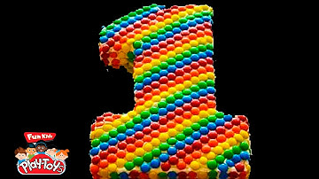 Learn To Count make Numbers 1-10 with M&M