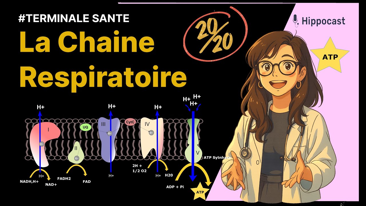La Chaine Respiratoire 👉 Cours de biochimie pour les futurs PASS/LAS (Terminale Santé)