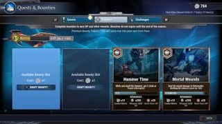 Dauntless bounty bug