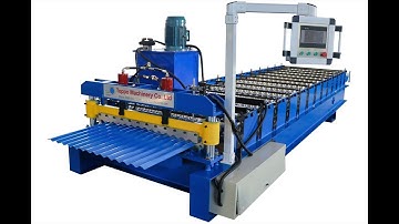 roll forming machine for corrugated panel, hydraulic cutter 836, Lisa