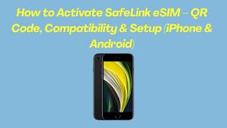 How to Activate SafeLink eSIM – QR Code, Compatibility & Setup (iPhone & Android) screenshot 5