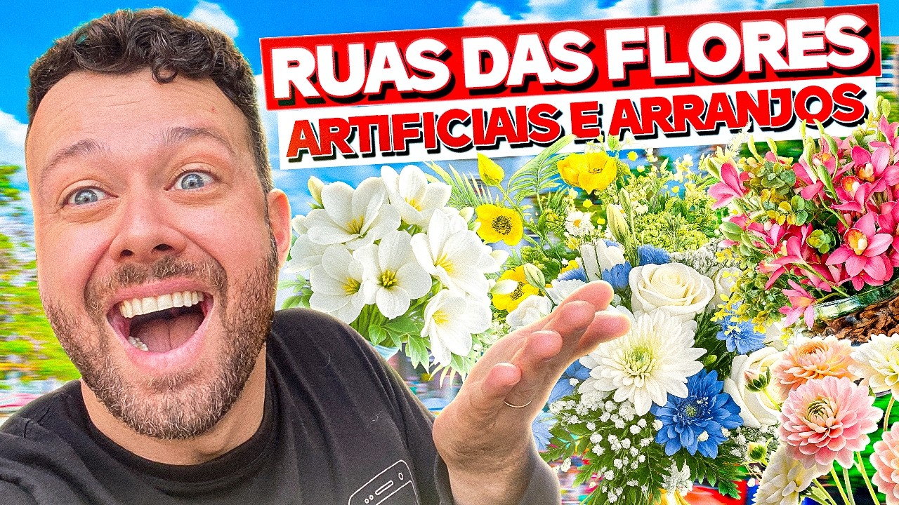 Onde COMPRAR as FLORES ARTIFICIAIS mais bonitas de SP?