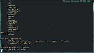 Voice assistant with 7 lines of shell script (nerd dictation + tuxi)