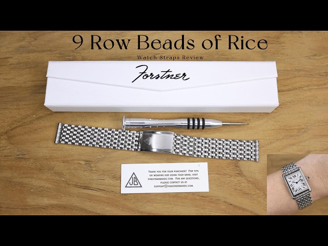 Forstner 9 Row Beads of Rice Bracelet - YouTube