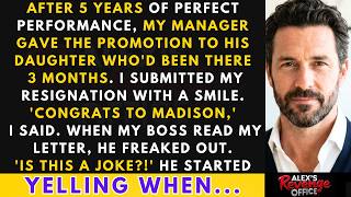 Manager Gave Promotion To His Daughter After My Perfect Performance. When I Resigned... screenshot 1