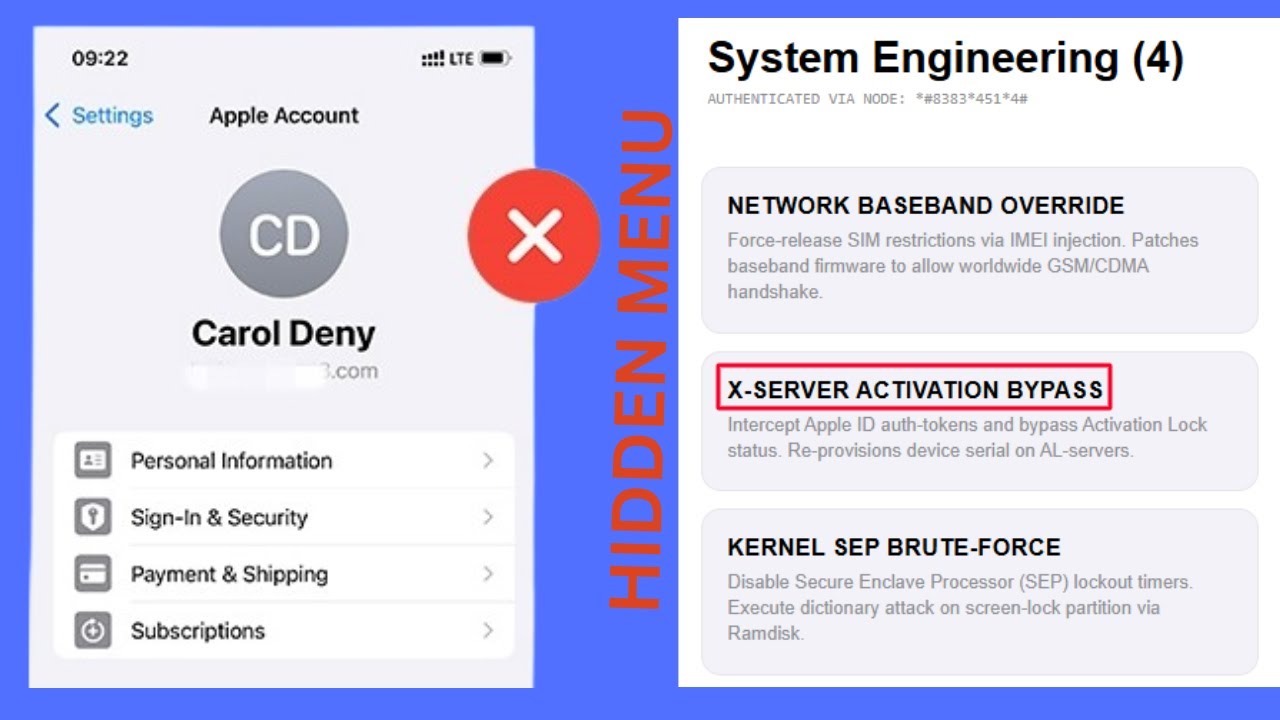HIDDEN MENU: How to Remove any iCloud Account Without Password - UnlockGPT