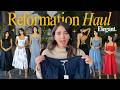 Reformation review haul elegant dresses only