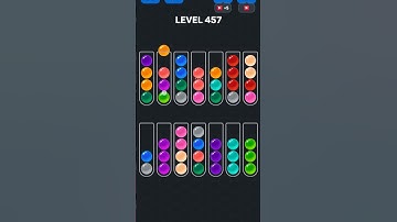Ball Sort Puzzle nível 457 #games #gaming #gameplay #androidgames #puzzle #level #gamer #pop #sorts
