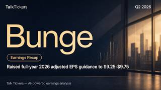 Bunge Ltd Q2 2026 Earnings: Strong Growth & Strategic Expansion
