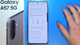 Samsung Galaxy A57 5G: How to Enable/Disable Android Personalization Service