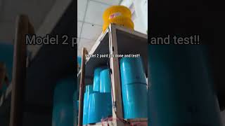 Het Spuiten Van De Model 2 Sirene Is Klaar En De Test Is Geslaagd