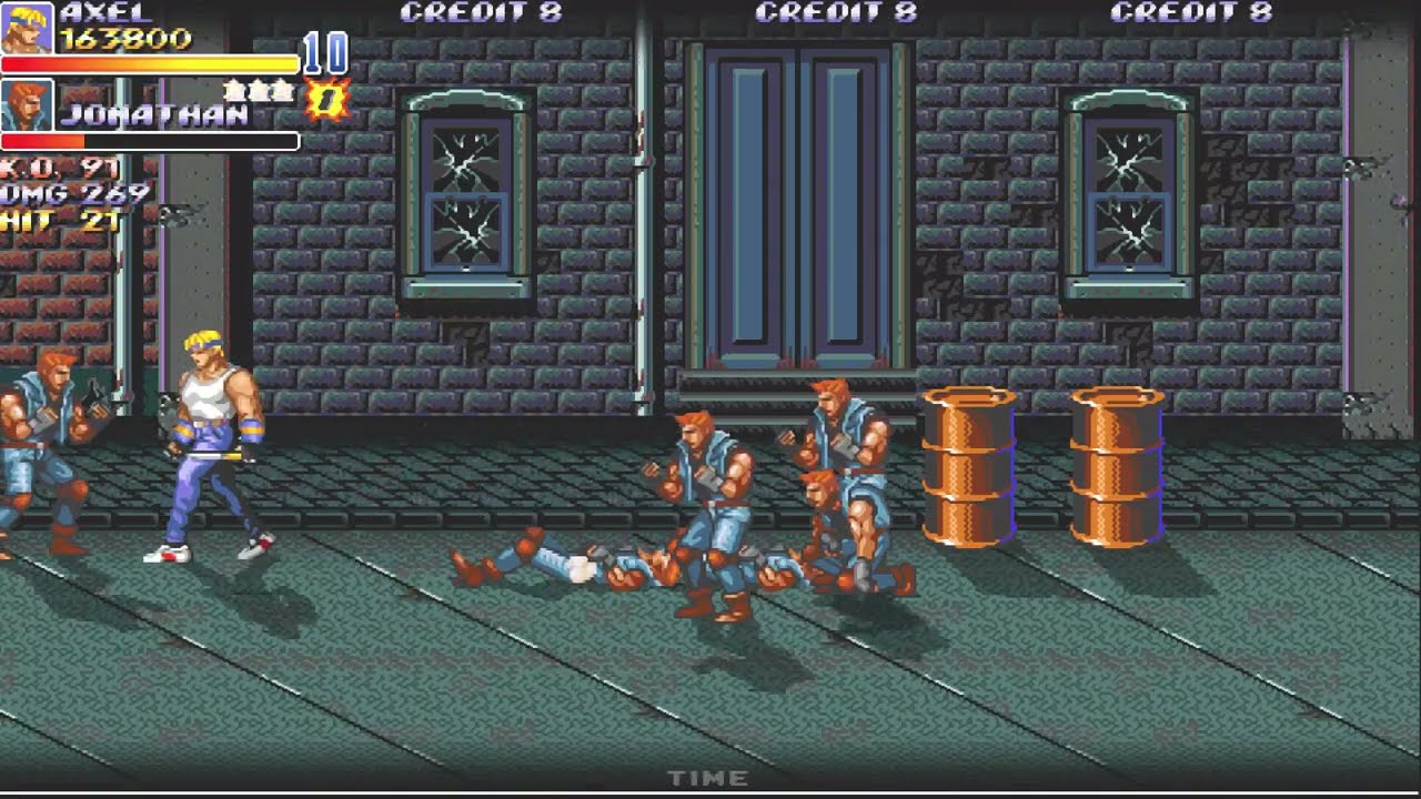 Streets of rage X: SOR1 playthrough with SOR 1 Axel.