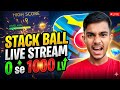 STACK BALL LIVE 🔴 Crazy Level Gameplay 2026 | No Fail Challenge 😱🔥 #stackball #gaming #live