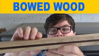 Flattening Bowed Wood: Rescue White Oak