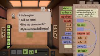 Human Resource Machine | Year 16: Absolute Positivity