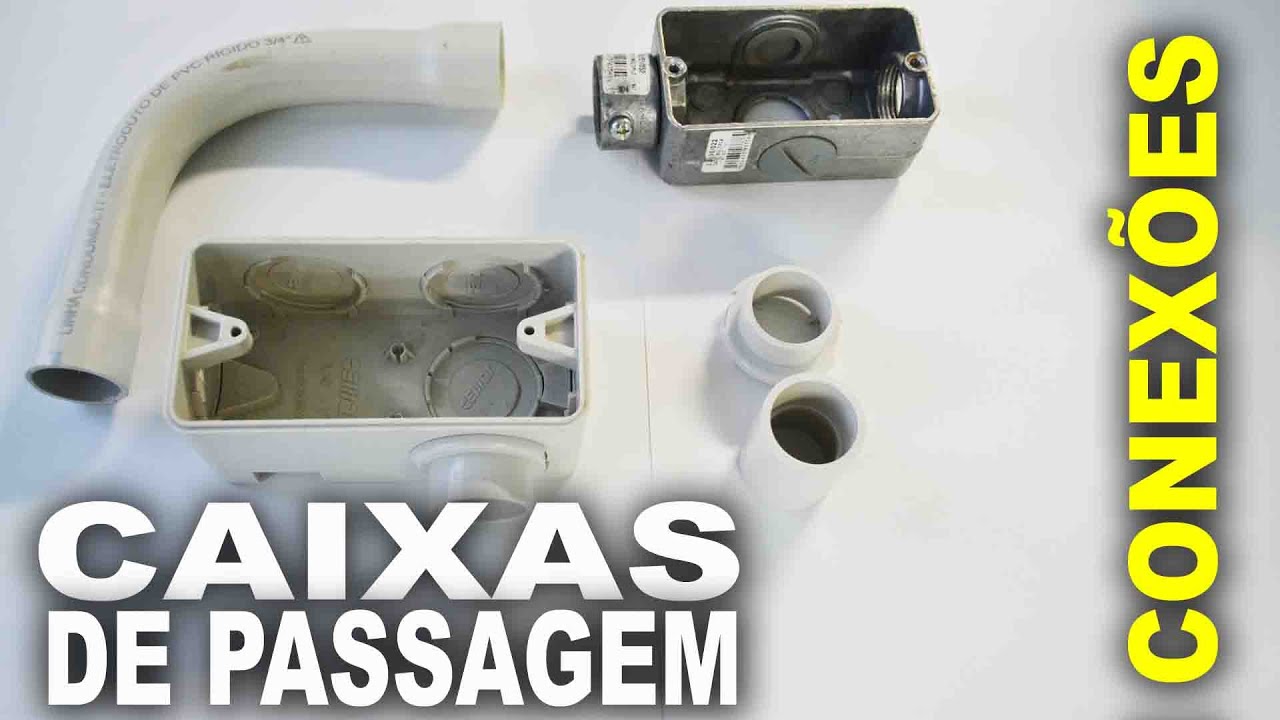 Eletrodutos, conexões e caixas de passagem - YouTube
