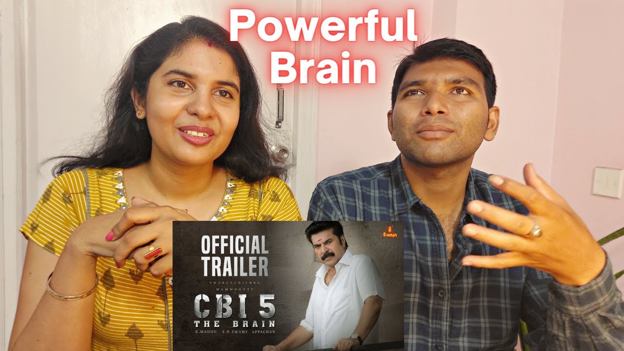 CBI 5 The Brain Official Trailer Reaction | MAMMOOTTY | K MADHU | S N SWAMY | APPACHAN | JAKES BEJOY