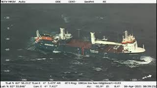 Eemslift Hendrika salvage operation | Drifting and Attempt Towing