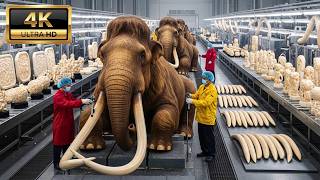 Inside the Mammoth Ivory Factory: Ancient Tusks Become Exquisite Sculptures (Full Process)