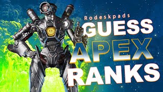Cracking the Code: Apex Legends' Ultimate Rank Guessing!