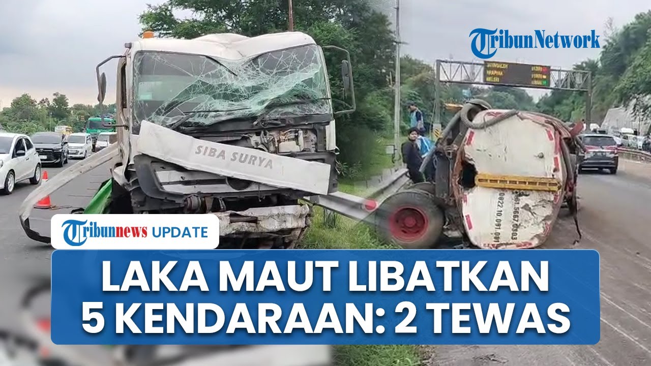 Kronologi Kecelakaan Beruntun di Tol Gayamsari Menewaskan 2 Orang, Trailer Muatan Seng Rem Blong