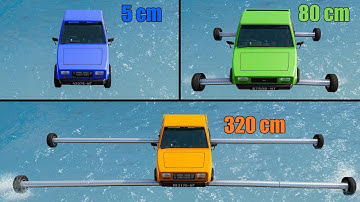 Narrow vs Wide Wheel Spacers #2 – Car Test in BeamNG