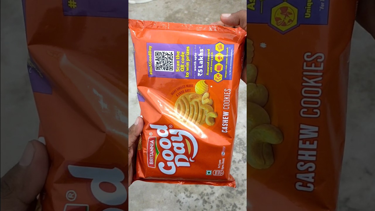 Britannia Good Day Biscuit Offer - Win 5Lakh Rupees & 1000₹ Cash 😱🎁