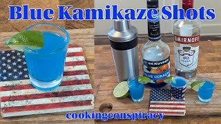 3-Ingredient Blue Kamikaze Shots | Party Starter!