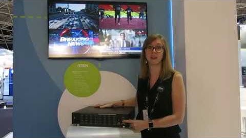 ATEN | IBC2018 | HDMI Matrix Switch with videowall function (VM51616H)