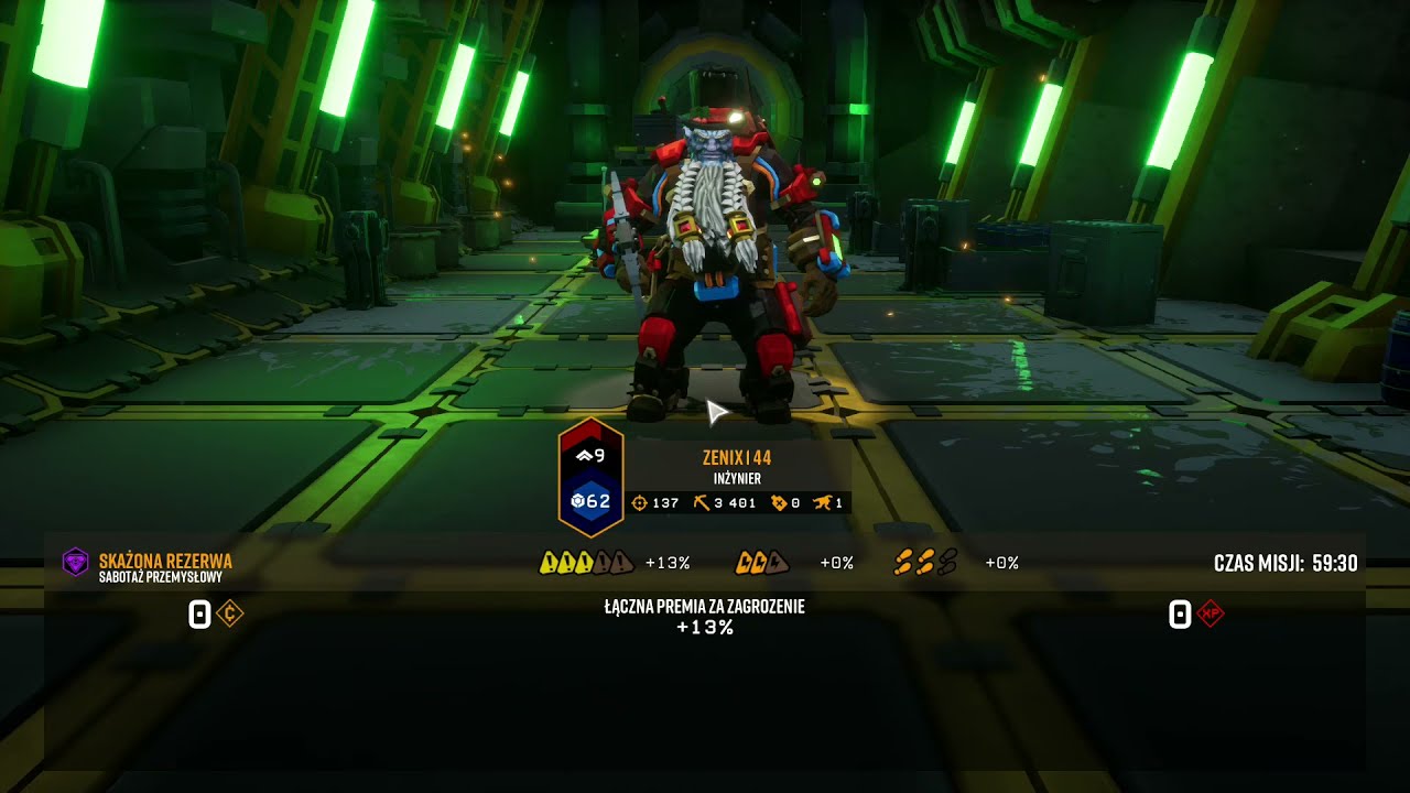 Deep Rock Galactic - 2564 gold in 1 mission, 10k credits