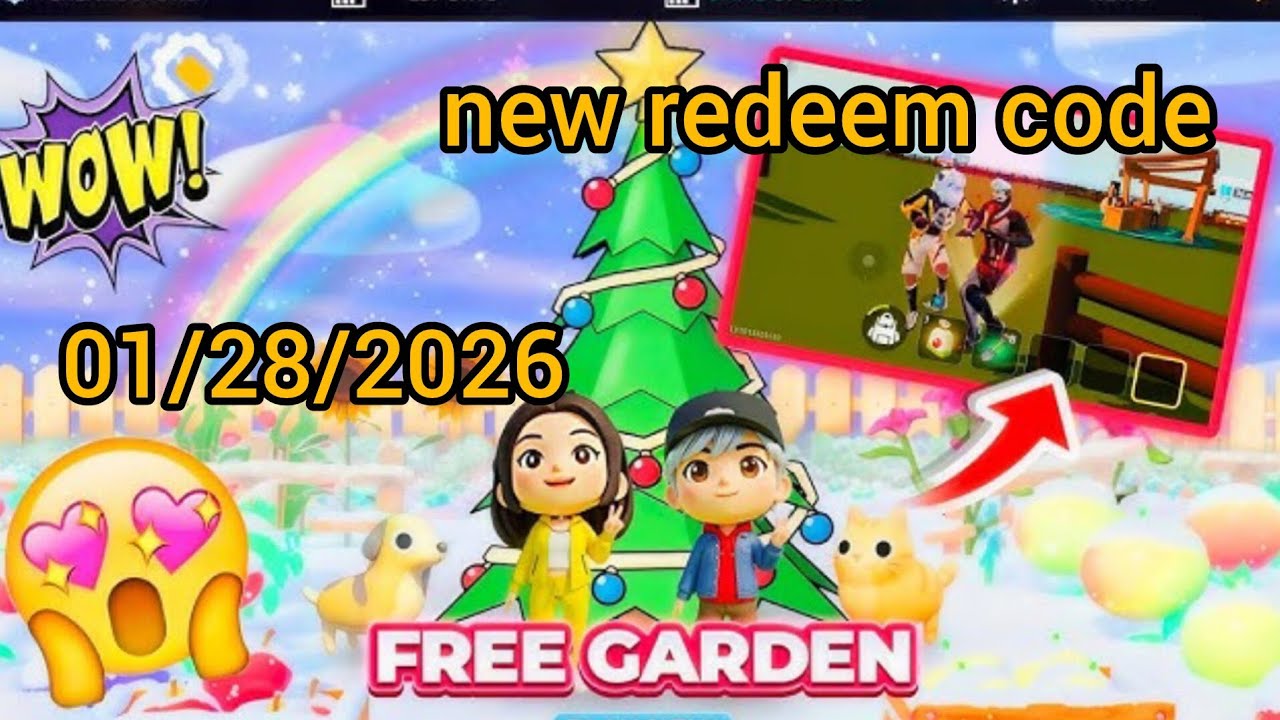 new redeem code , unlimited Glaze free fire free Garden। 🥰🥰🥰🥰