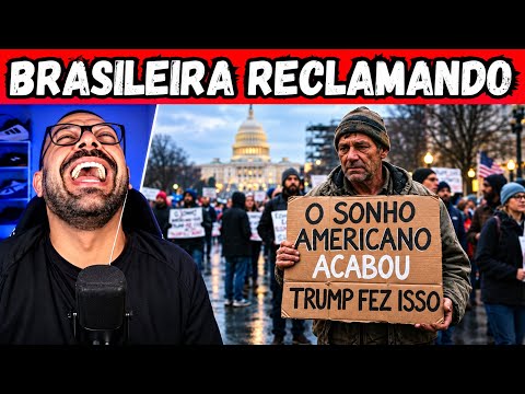 Brazilian woman says Trump killed the American dream.