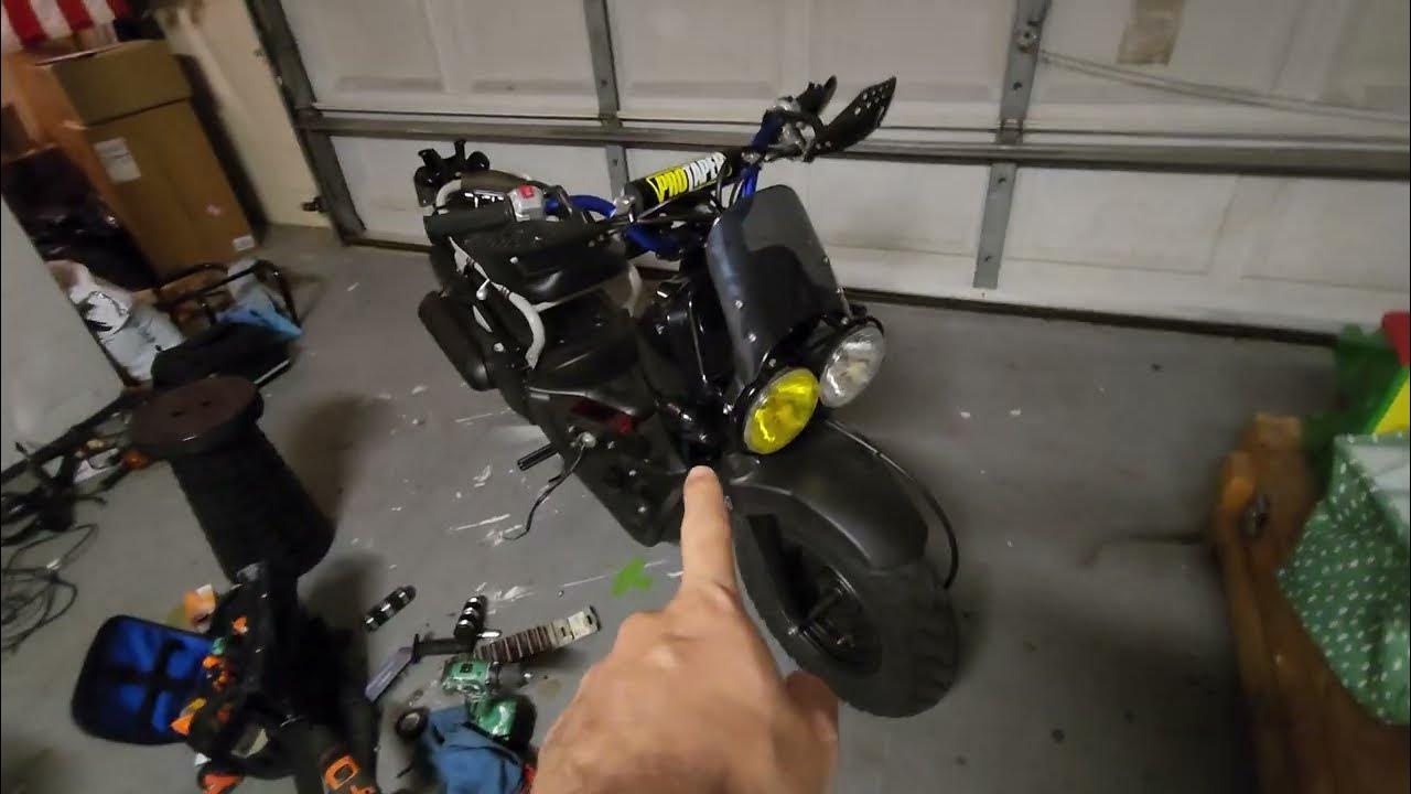 Honda Ruckus Build Part 2 - YouTube