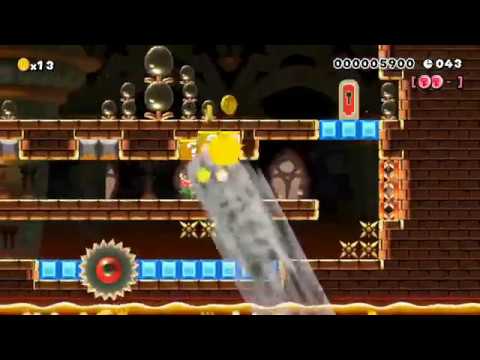 【マリオメーカー】音あとびがうるさいスピードラン + 報告【Super Mario Maker】