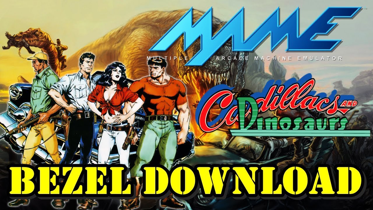 MAME Bezel Artwork - Cadillacs & Dinosaurs - Arcade - MAME Emulator ...